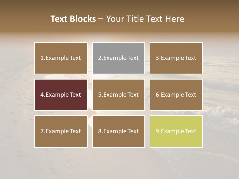 Moody Dusk Ocean PowerPoint Template