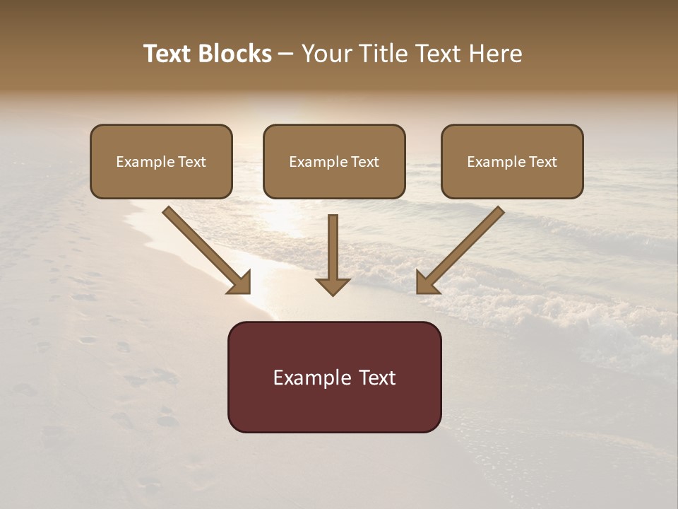 Moody Dusk Ocean PowerPoint Template