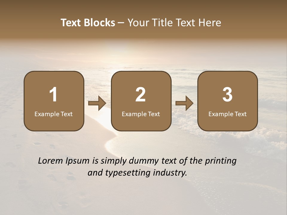 Moody Dusk Ocean PowerPoint Template