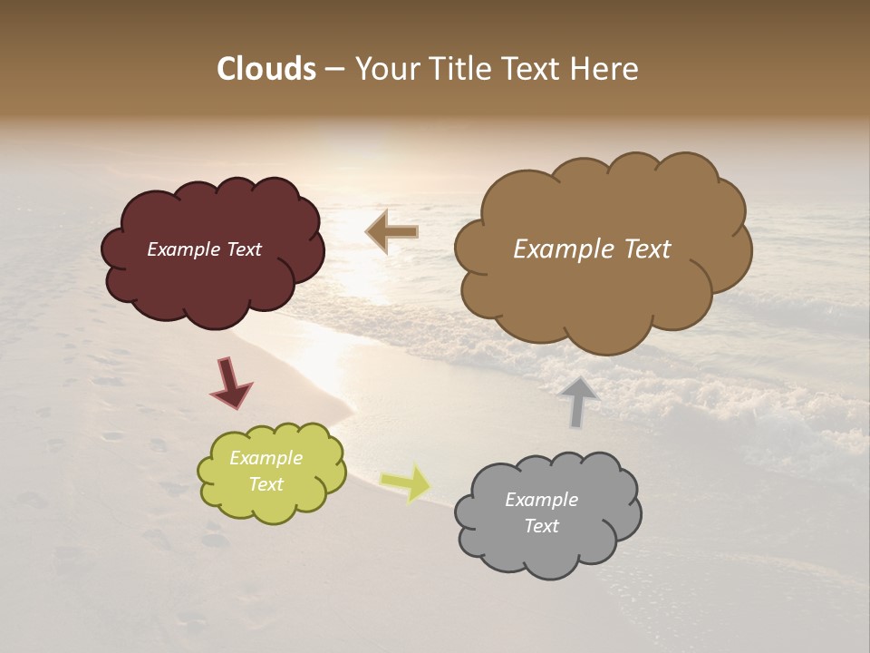 Moody Dusk Ocean PowerPoint Template