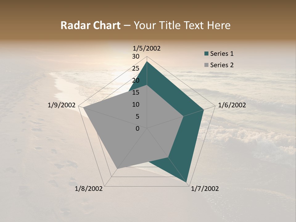 Moody Dusk Ocean PowerPoint Template