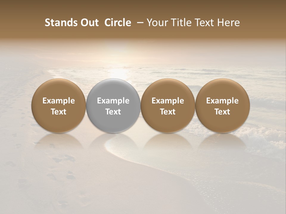 Moody Dusk Ocean PowerPoint Template