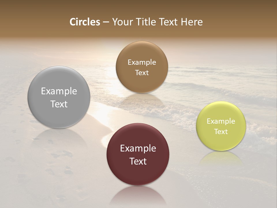 Moody Dusk Ocean PowerPoint Template