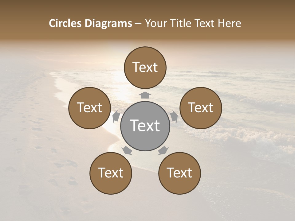 Moody Dusk Ocean PowerPoint Template