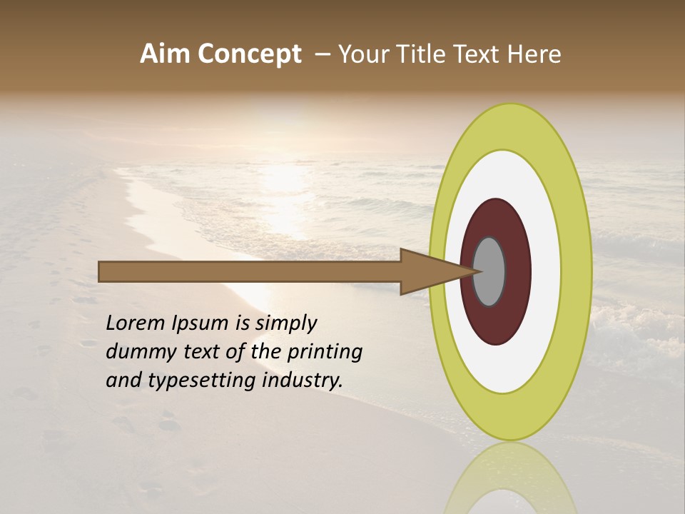 Moody Dusk Ocean PowerPoint Template