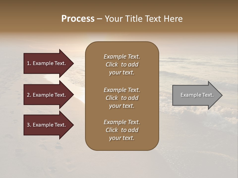 Moody Dusk Ocean PowerPoint Template