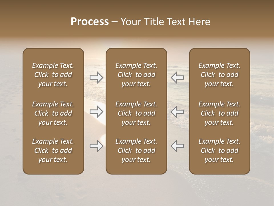 Moody Dusk Ocean PowerPoint Template