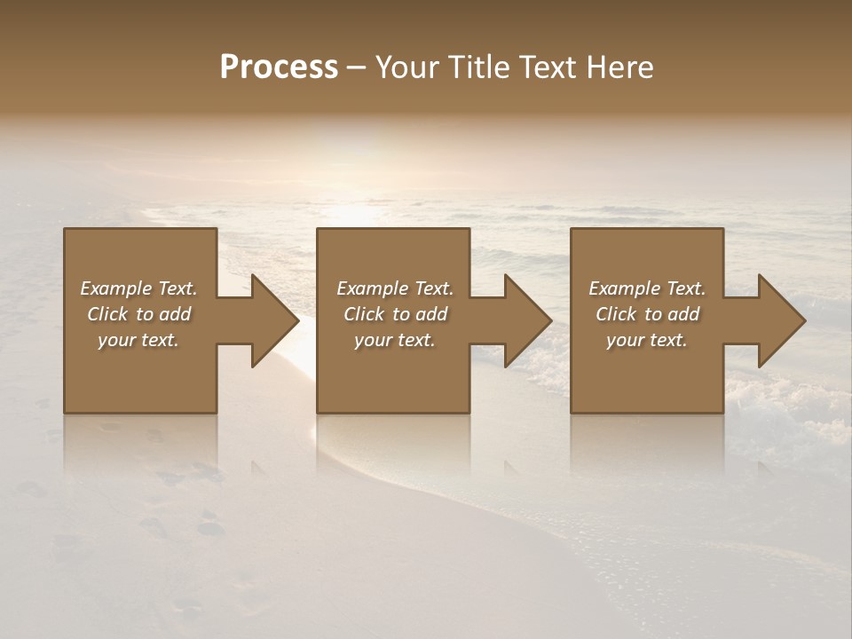 Moody Dusk Ocean PowerPoint Template