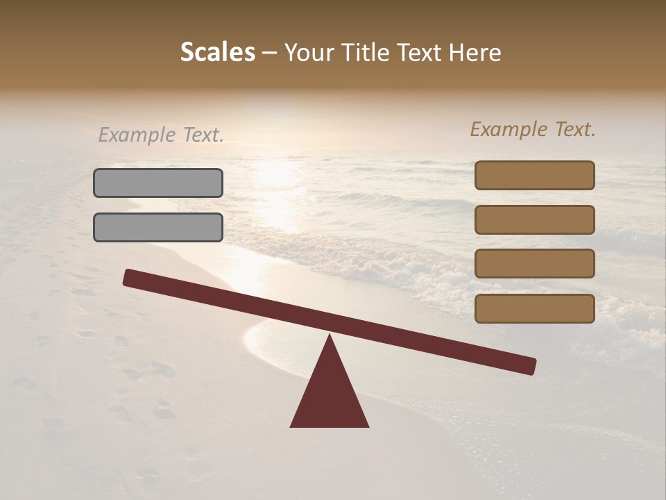 Moody Dusk Ocean PowerPoint Template