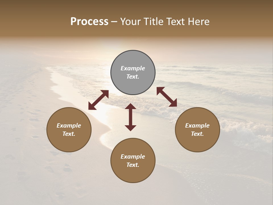 Moody Dusk Ocean PowerPoint Template