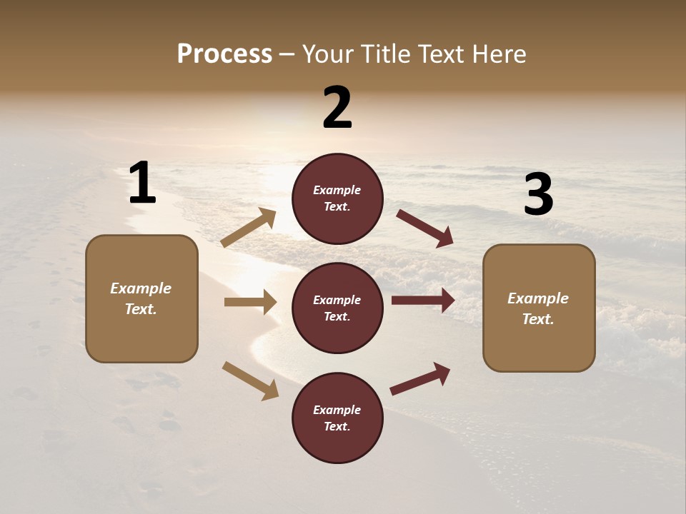 Moody Dusk Ocean PowerPoint Template