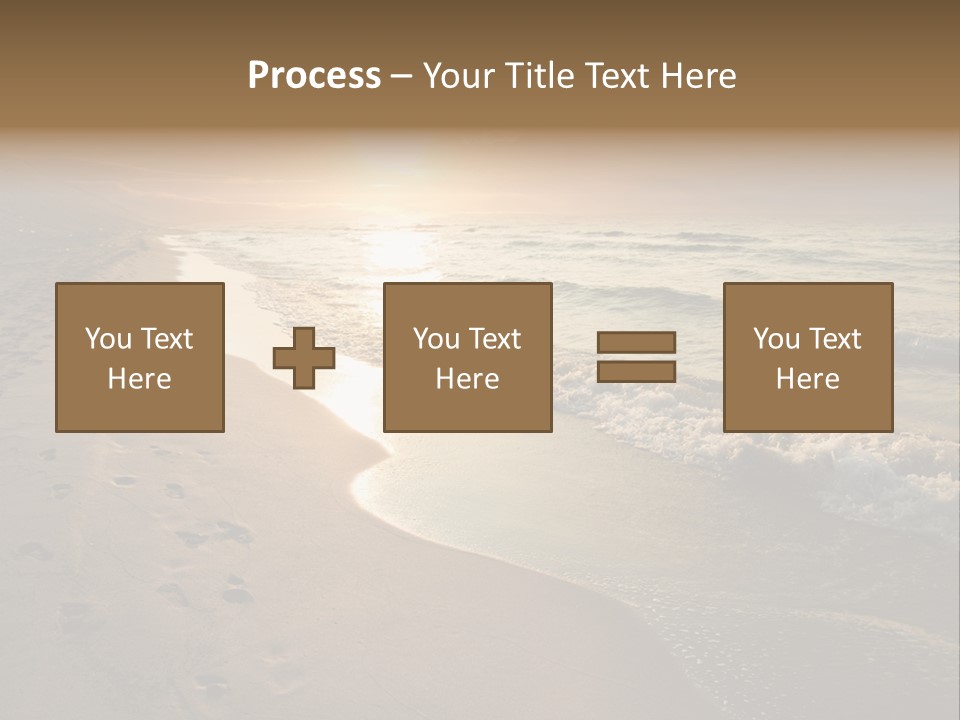 Moody Dusk Ocean PowerPoint Template