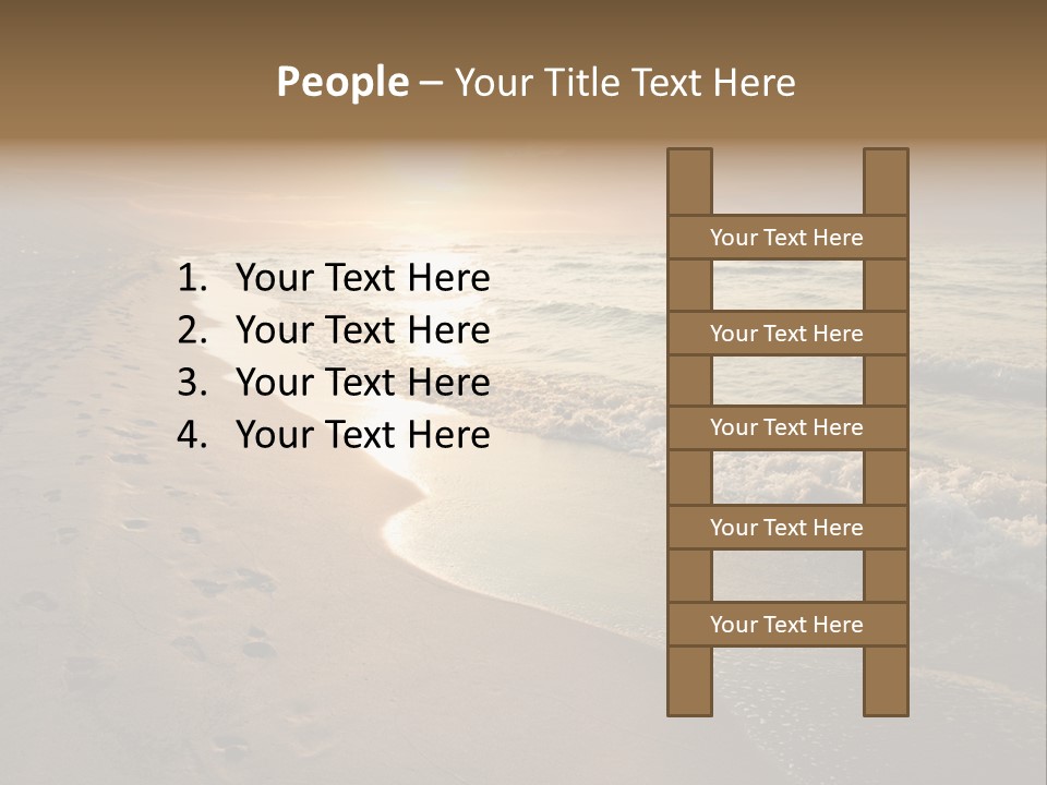 Moody Dusk Ocean PowerPoint Template