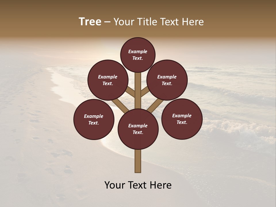 Moody Dusk Ocean PowerPoint Template