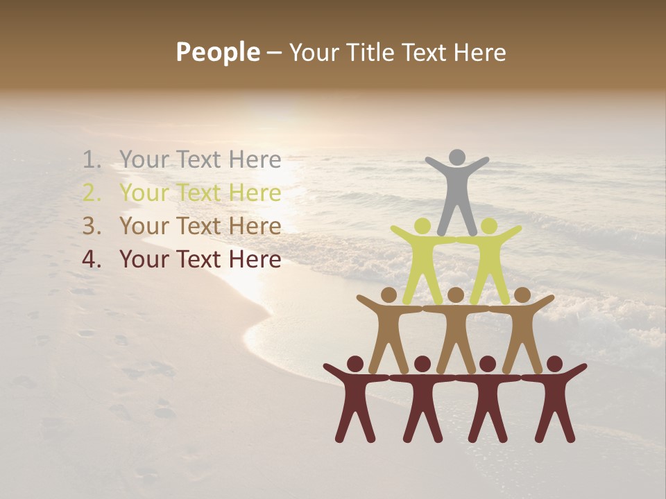 Moody Dusk Ocean PowerPoint Template