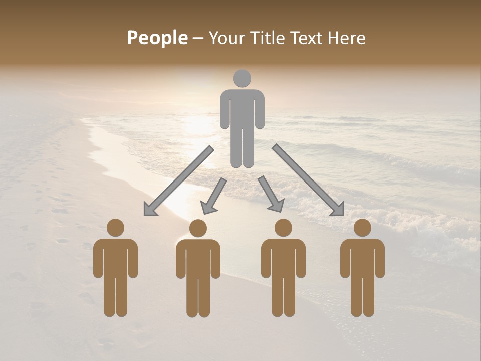 Moody Dusk Ocean PowerPoint Template