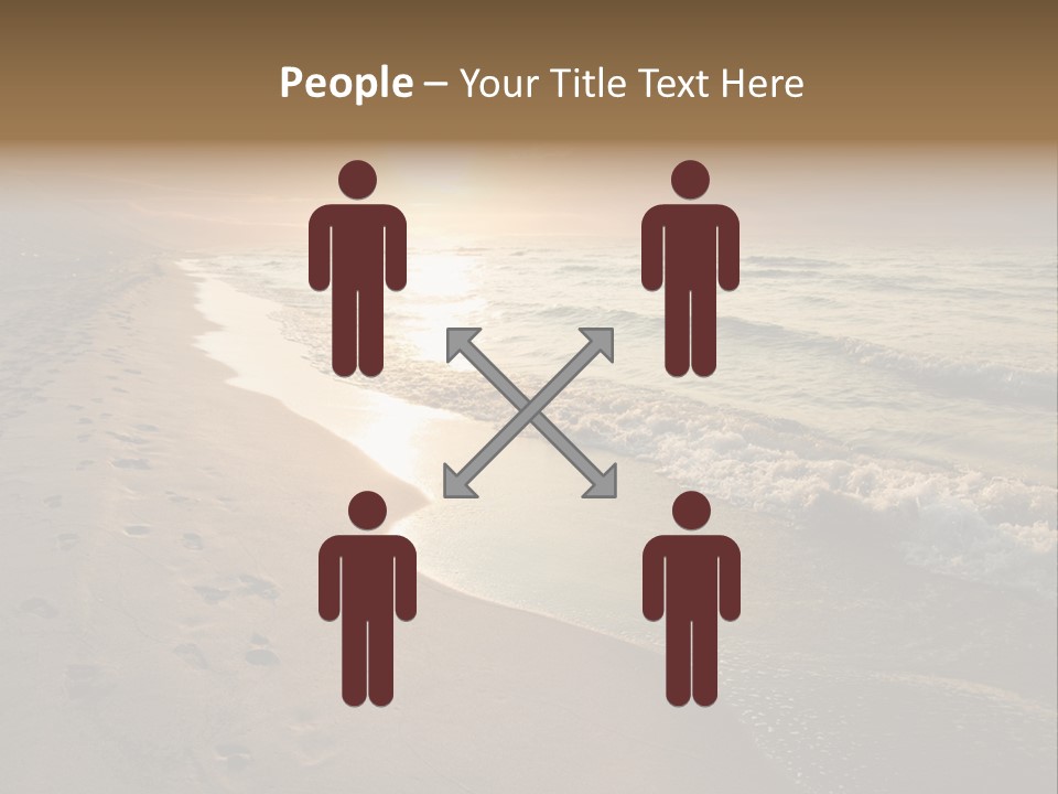 Moody Dusk Ocean PowerPoint Template