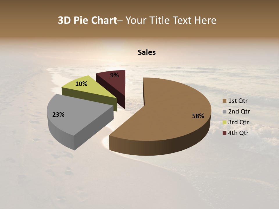 Moody Dusk Ocean PowerPoint Template