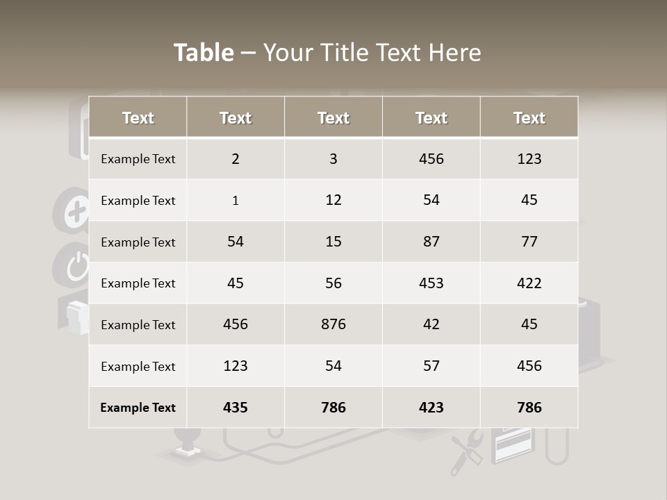 Mobile Icon Symbol PowerPoint Template