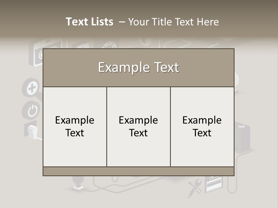 Mobile Icon Symbol PowerPoint Template