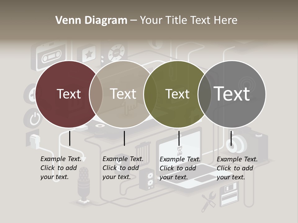 Mobile Icon Symbol PowerPoint Template