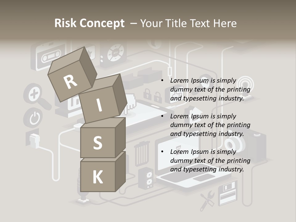 Mobile Icon Symbol PowerPoint Template