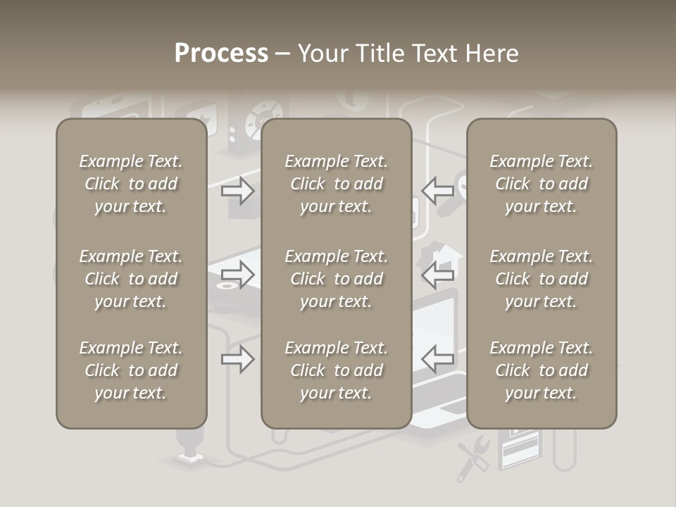 Mobile Icon Symbol PowerPoint Template