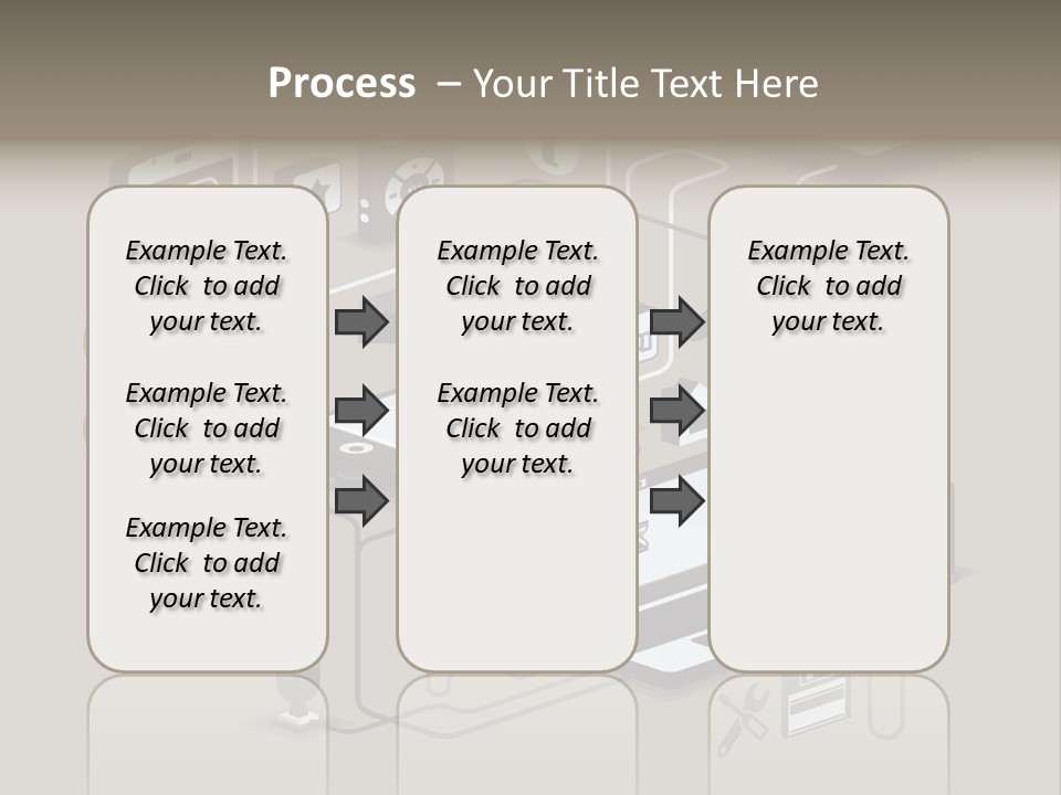 Mobile Icon Symbol PowerPoint Template