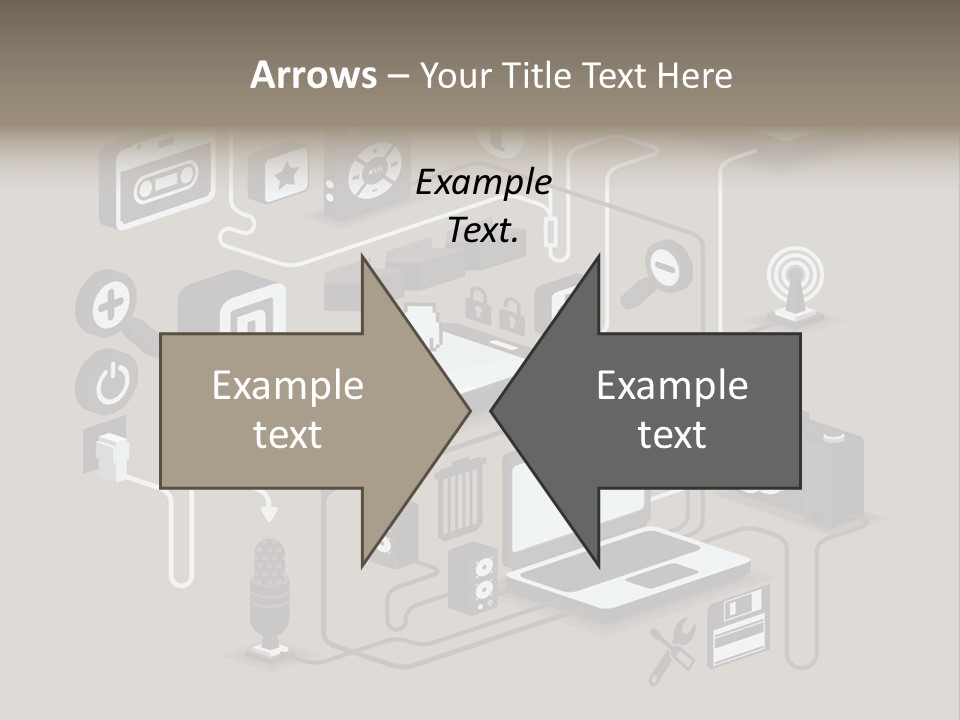 Mobile Icon Symbol PowerPoint Template