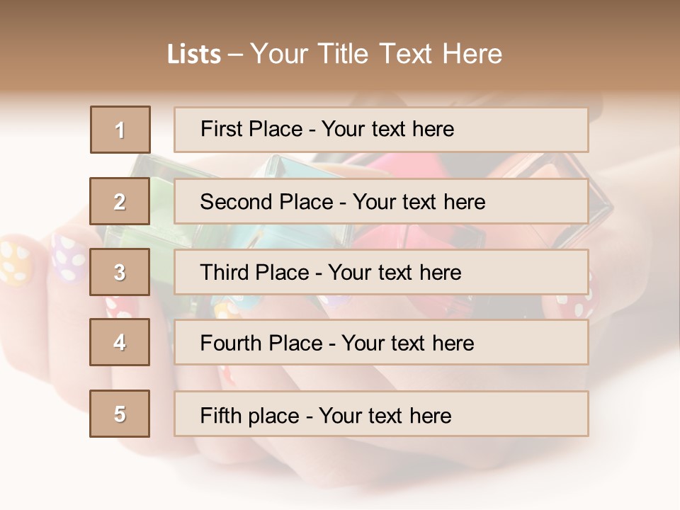 Container Pink Palette PowerPoint Template