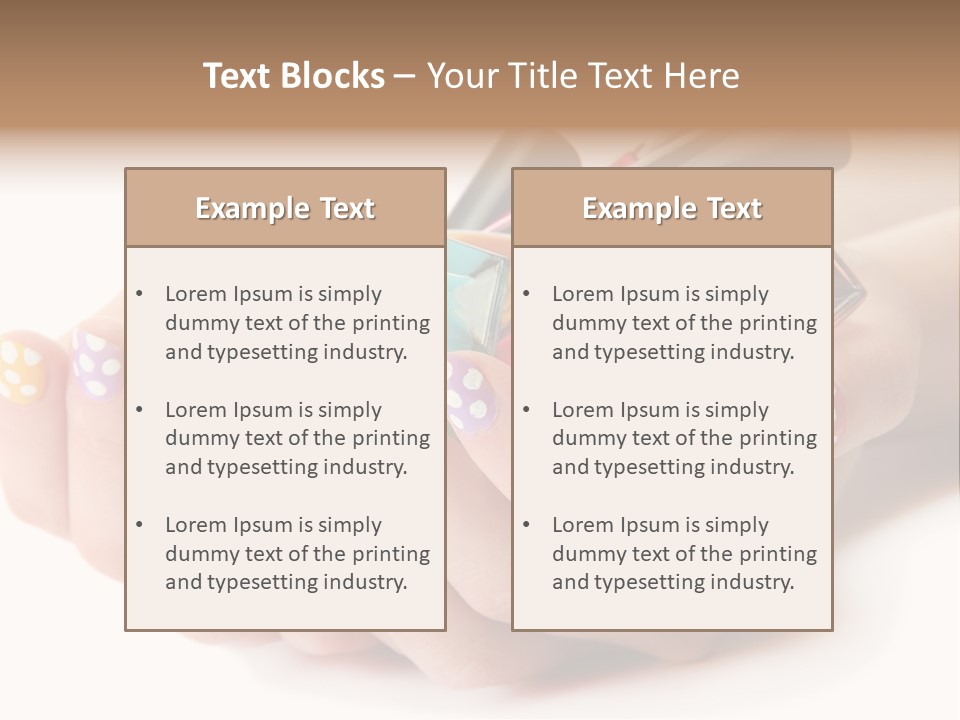 Container Pink Palette PowerPoint Template