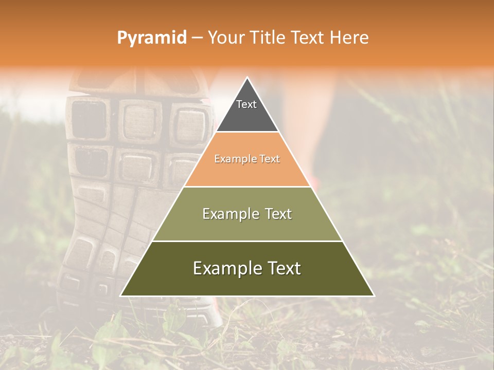 Hike Health Cross PowerPoint Template