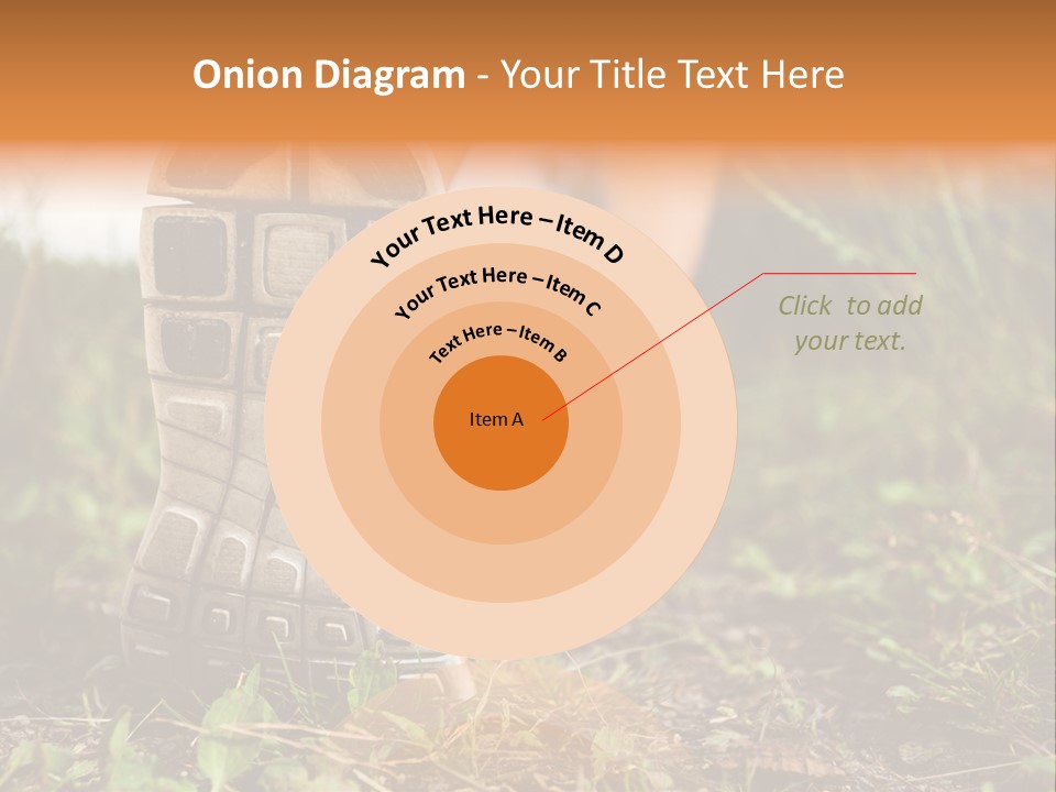 Hike Health Cross PowerPoint Template