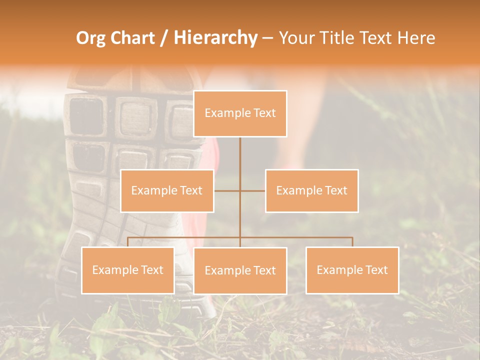 Hike Health Cross PowerPoint Template