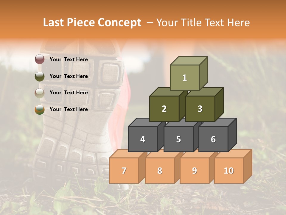 Hike Health Cross PowerPoint Template