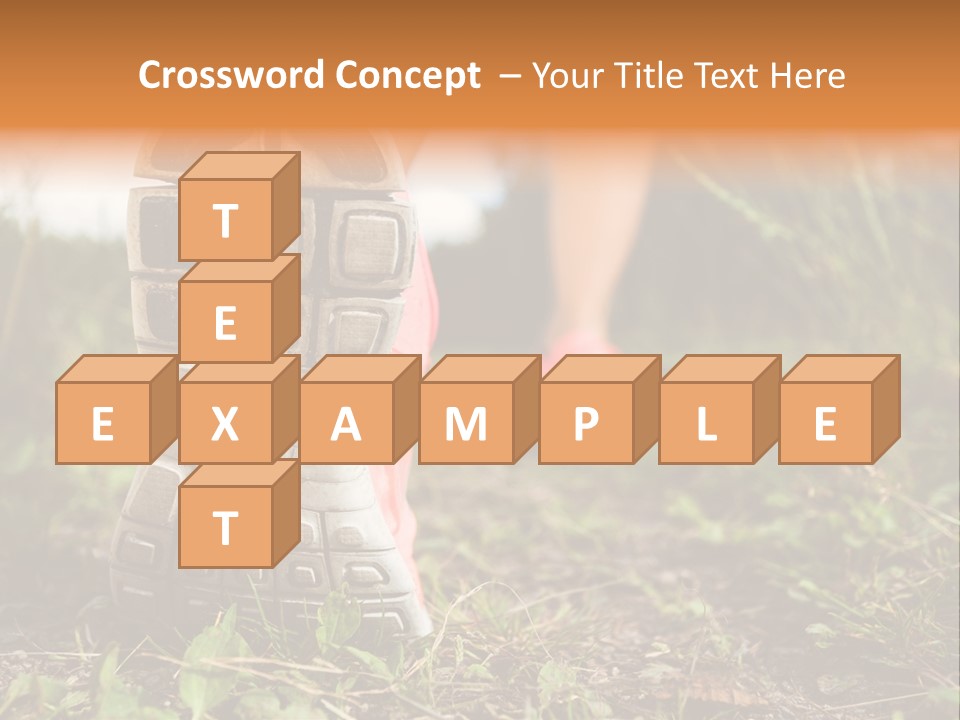 Hike Health Cross PowerPoint Template