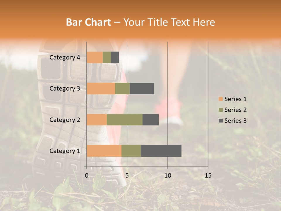 Hike Health Cross PowerPoint Template