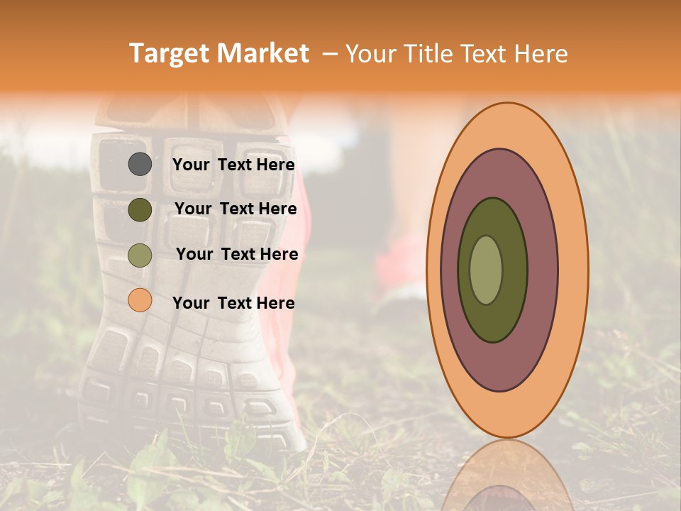 Hike Health Cross PowerPoint Template