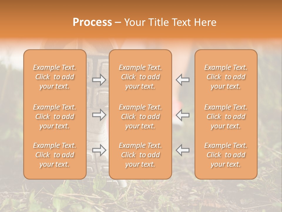 Hike Health Cross PowerPoint Template