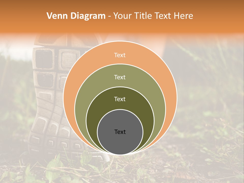 Hike Health Cross PowerPoint Template