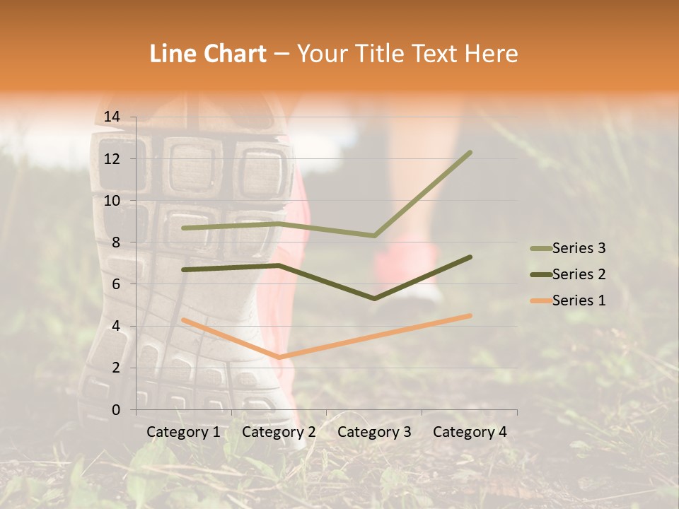 Hike Health Cross PowerPoint Template