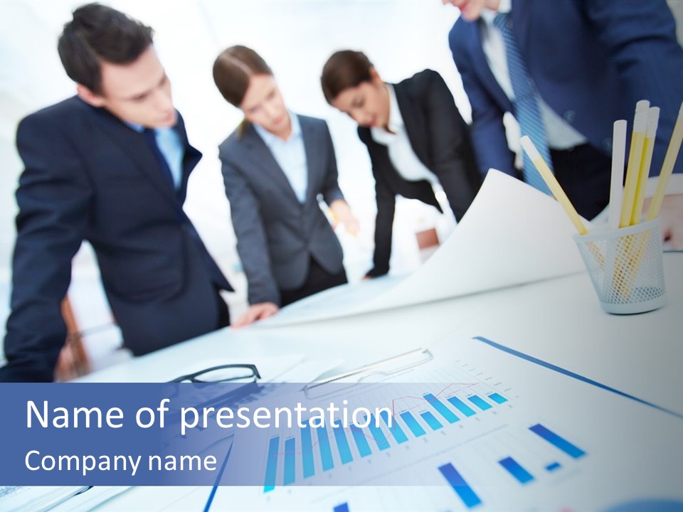 Businesswoman Occupation Male PowerPoint Template