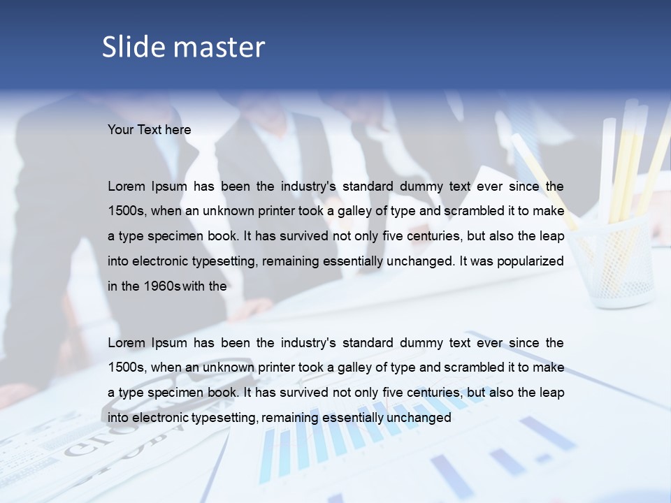 Businesswoman Occupation Male PowerPoint Template