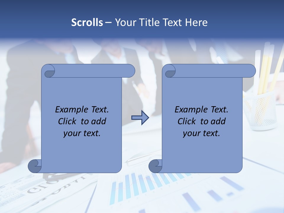 Businesswoman Occupation Male PowerPoint Template