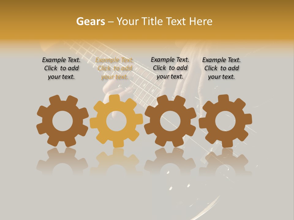 Heavy Bass Electrical PowerPoint Template