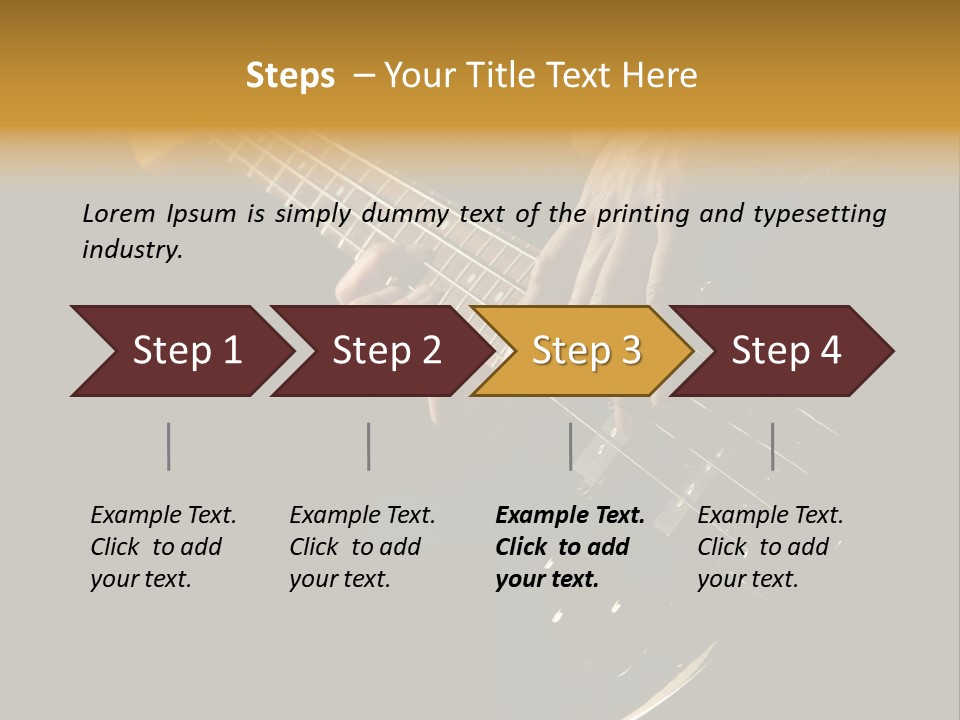 Heavy Bass Electrical PowerPoint Template