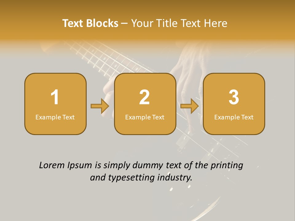 Heavy Bass Electrical PowerPoint Template