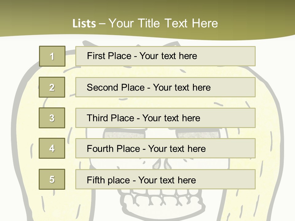 Drawing Quirky Illustration PowerPoint Template
