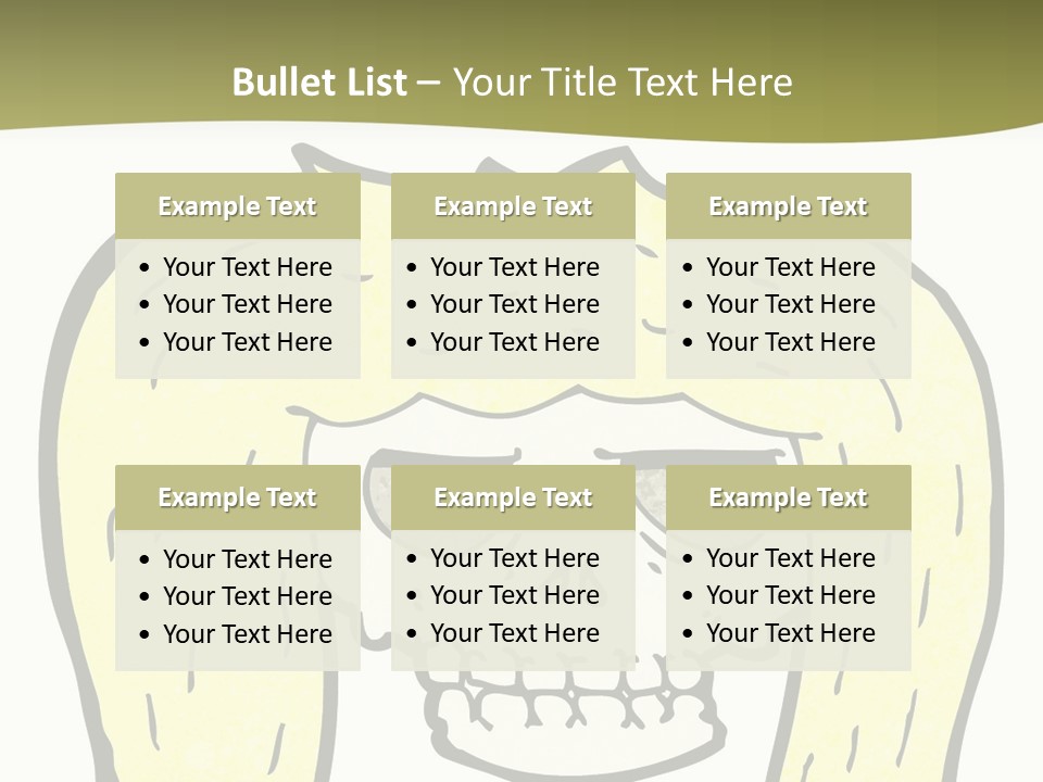 Drawing Quirky Illustration PowerPoint Template