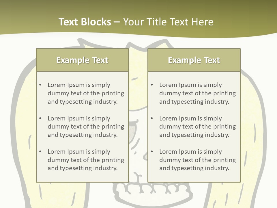 Drawing Quirky Illustration PowerPoint Template